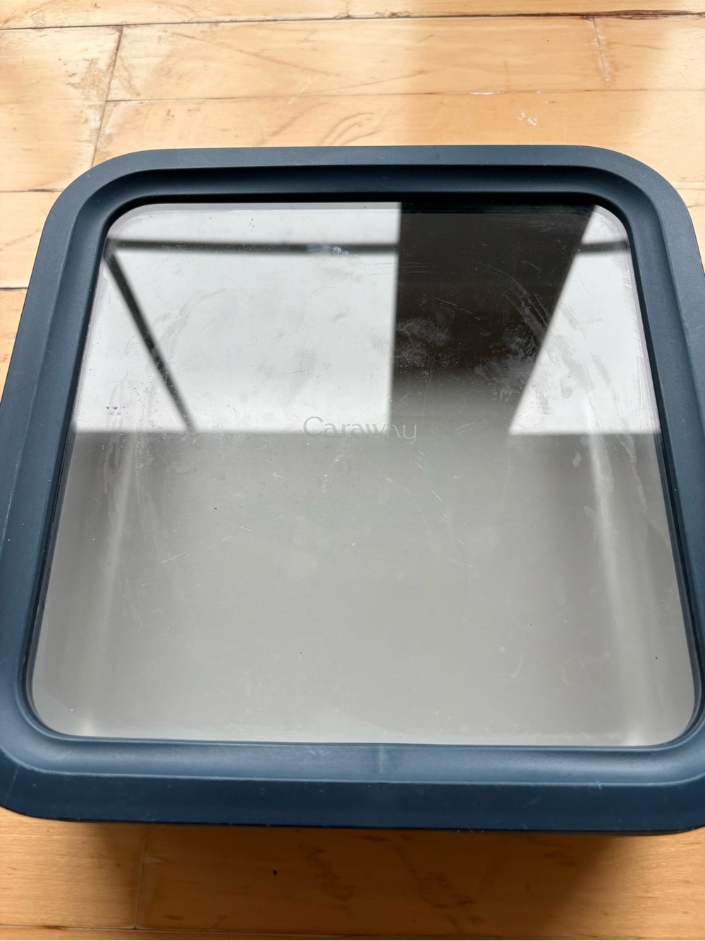 Caraway 10 Cup Large Ceramic Coated Food Storage Container in Navy